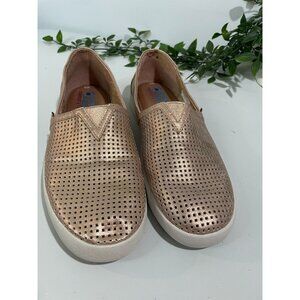 Skechers Bobs B Loved Lil Filly Sneakers Women 10M Rose Gold Slip On Shoes Flats